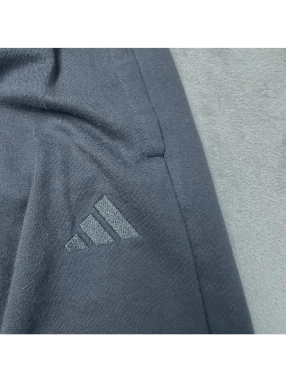 Adidas Men's S Black Sweatpants Polyester Elastic Waistband  e1642